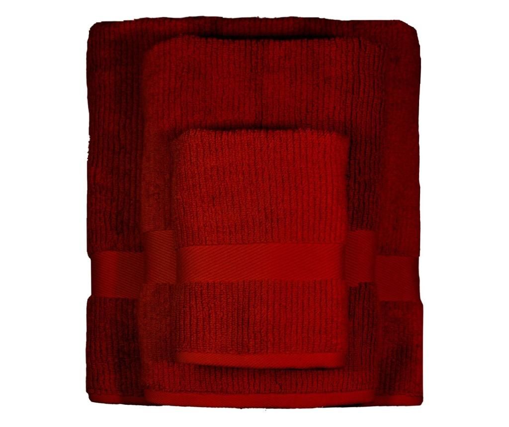 Prosop de baie Frida Dark Red 70×140 cm – Ardenza, Rosu Ardenza